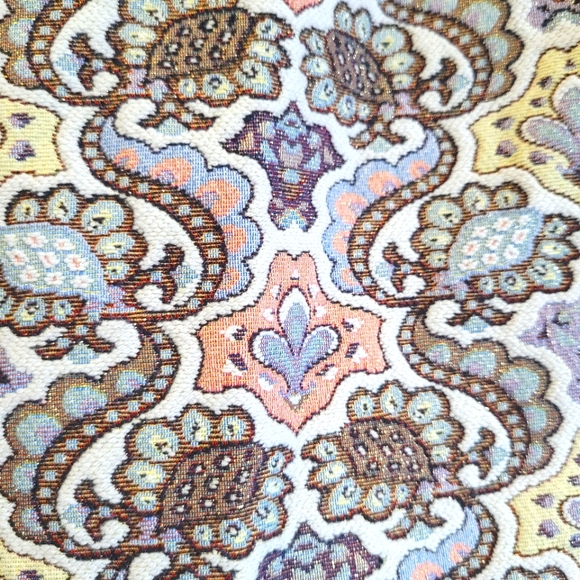 Zara Paisley Jacquard High Waist A-line Skirt - Picture 6 of 7